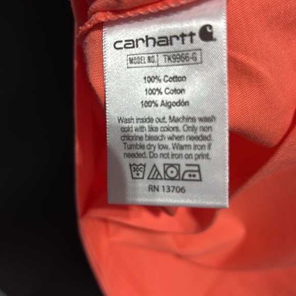 Carhartt Logo Graphic back,logo patch pocket,stack,crew neck,cotton T-shirt - Picture 6 of 7